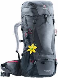 Рюкзак Deuter Futura Vario 45+10 SL цвет 4701 graphite-black Картинка Рюкзак Deuter Futura Vario 45+10 SL цвет 4701 graphite-black