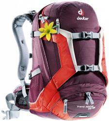 Рюкзак Deuter Trans Alpine 26 SL цвет 5522 aubergine-fire Картинка Рюкзак Deuter Trans Alpine 26 SL цвет 5522 aubergine-fire