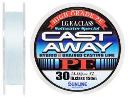 Шнур Sunline CAST AWAY PE 150м #2.0/0.260мм 30LB/13.5кг Картинка Шнур Sunline CAST AWAY PE 150м #2.0/0.260мм 30LB/13.5кг