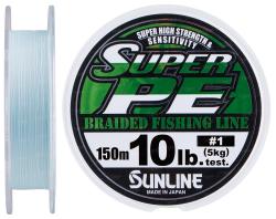 Шнур Sunline New Super PE 150м (голуб.) #1.0/0.165мм 10LB/5кг Картинка Шнур Sunline New Super PE 150м (голуб.) #1.0/0.165мм 10LB/5кг