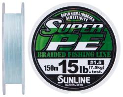 Шнур Sunline New Super PE 150м (голуб.) #1.5/0.205мм 15LB/7.5кг Картинка Шнур Sunline New Super PE 150м (голуб.) #1.5/0.205мм 15LB/7.5кг