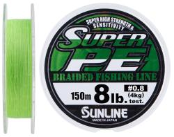 Шнур Sunline New Super PE 150м (салат.) #0.8/0.148мм 8LB/4кг Картинка Шнур Sunline New Super PE 150м (салат.) #0.8/0.148мм 8LB/4кг