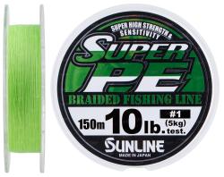 Шнур Sunline New Super PE 150м (салат.) #1.0/0.165мм 10LB/5кг Картинка Шнур Sunline New Super PE 150м (салат.) #1.0/0.165мм 10LB/5кг