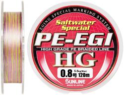 Шнур Sunline PE EGI HG 120м #0.8/0.148мм 5.6кг/12LB Картинка Шнур Sunline PE EGI HG 120м #0.8/0.148мм 5.6кг/12LB