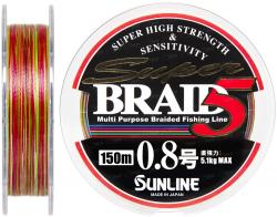 Шнур Sunline Super Braid 5 150m #0.8/0.148мм 5.1кг Картинка Шнур Sunline Super Braid 5 150m #0.8/0.148мм 5.1кг