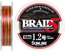 Шнур Sunline Super Braid 5 150m #1.2/0.185мм 7.1кг Картинка Шнур Sunline Super Braid 5 150m #1.2/0.185мм 7.1кг