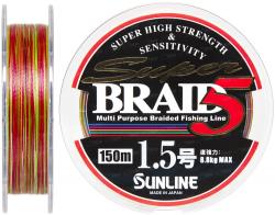 Шнур Sunline Super Braid 5 150m #1.5/0.205мм 8.8кг Картинка Шнур Sunline Super Braid 5 150m #1.5/0.205мм 8.8кг