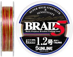 Шнур Sunline Super Braid 5 200m #1.2/0.185мм 7.1кг Картинка Шнур Sunline Super Braid 5 200m #1.2/0.185мм 7.1кг