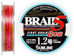 Шнур Sunline Super Braid 5 (8 Braid) 200m #1.2/0.185мм 7.1кг Картинка Шнур Sunline Super Braid 5 (8 Braid) 200m #1.2/0.185мм 7.1кг