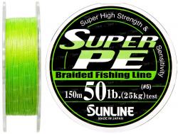 Шнур Sunline Super PE 150м (салат.) 0.37мм 50LB/25кг Картинка Шнур Sunline Super PE 150м (салат.) 0.37мм 50LB/25кг