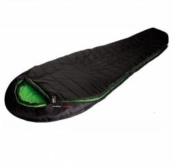 Спальный мешок High Peak Pak 1300 /+3°C (Left) Black/green Картинка Спальный мешок High Peak Pak 1300 /+3°C (Left) Black/green
