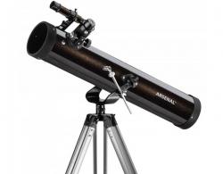 Телескоп Arsenal - Synta 114/900, EQ1, рефлектор Ньютона, с окулярами PL6.3 и PL17 Картинка Телескоп Arsenal - Synta 114/900, EQ1, рефлектор Ньютона, с окулярами PL6.3 и PL17