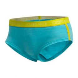 Трусы Icebreaker Sprite Hot Pants WMN glacier/chartreuse S Картинка Трусы Icebreaker Sprite Hot Pants WMN glacier/chartreuse S