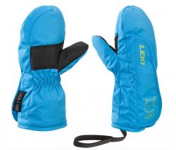 Картинка Варежки Leki Smiley Kids mitten cyan-lime-black 2