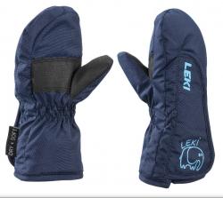 Картинка Варежки Leki Smiley Kids mitten navy-cyan-black 2