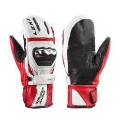 Картинка Варежки Leki WC Racing Titanium S mitten white-red-black 8