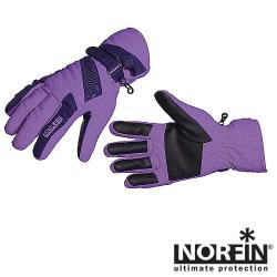 Картинка Варежки мембранные женские Norfin Women WINDSTOP VIOLET (флис / утеплител / PL) р.L