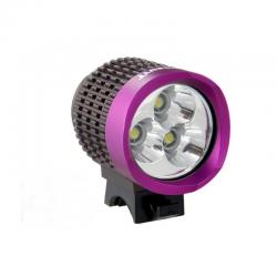 Велофара Trustfire TR-D008 (3xCree XM-L, 2000 люмен, 3 режима), фиолетовая Картинка Велофара Trustfire TR-D008 (3xCree XM-L, 2000 люмен, 3 режима), фиолетовая