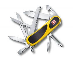 Нож Victorinox Delemont, EvoGrip S18, жовтий Картинка Нож Victorinox Delemont, EvoGrip S18, жовтий
