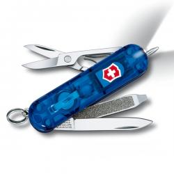 Картинка Нож Victorinox Signature Lite blue з ручкою,прозорий