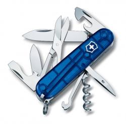Нож Victorinox Swiss Army Climber прозорий синій Картинка Нож Victorinox Swiss Army Climber прозорий синій