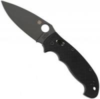 Нож Spyderco MANIX-2 XL Black Blade Plainedge
