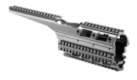 Цевье LHB X-47 для AK 47/74 с планками Weaver/Picatinny. Материал - алюминий. Цвет - черный